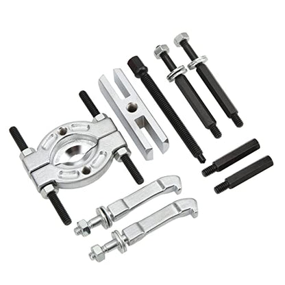 Bearing Puller Kit, Bearing Separator, Bearing Puller Set, 9pcs Bearing Separator Puller Set Portable Bearing Removal Tool Kit Metal Bearing Splitter