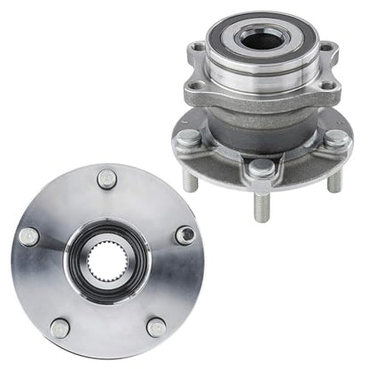 Detroit Axle - Rear Wheel Bearing Hubs for Subaru Outback 2015-2021, Forester 2019, Legacy 2015-2021, WRX 2015-2019, WRX STI 2015 2016/2019, Ascent 2019-2021, Wheel Bearing Hubs Assembly Replacement - style: 512536x2/Pair