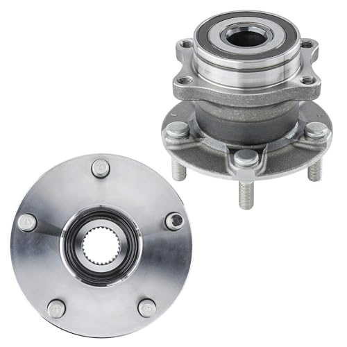 Detroit Axle - Rear Wheel Bearing Hubs for Subaru Outback 2015-2021, Forester 2019, Legacy 2015-2021, WRX 2015-2019, WRX STI 2015 2016/2019, Ascent 2019-2021, Wheel Bearing Hubs Assembly Replacement - style: 512536x2/Pair
