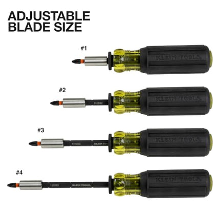 Klein Tools 33803 ProFlex 42-Bit Impact Driver Bit Set with Modular Case, S2 Steel, Magnetic, Adjustable Screwdriver - size: 42 Bit Set