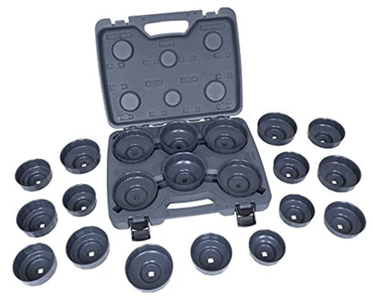 Lisle 61460 H.D. End Cap Wrench Set, 21 pc. - size: 61460, style: 21 PC, End Cap Wrench Set