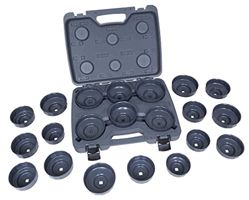 Lisle 61460 H.D. End Cap Wrench Set, 21 pc. - size: 61460, style: 21 PC, End Cap Wrench Set
