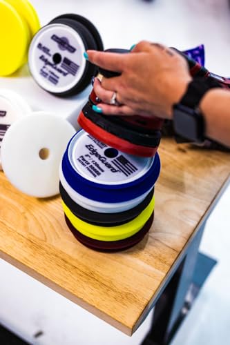 Buff and Shine - EdgeGuard Foam Buffing Pads - Blueberry - 5" Heavy Polishing Pad - Pack of 2 - color: Blueberry, size: 5" (2 Pack)