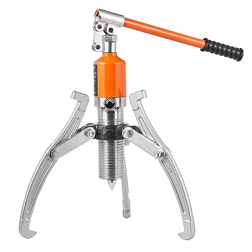 VEVOR Hydraulic Gear Puller, 15 Ton Max Capacity Wheel Bearing Pulling Separator, 2 or 3 Jaws Puller, Vertically and Horizontally, 12" Jaw Hydraulic Puller with Case for Pulling Hubs - style: 15 Ton
