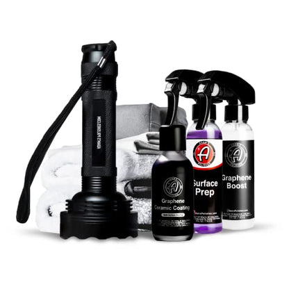 Adam's Polishes UV Graphene Ceramic Coating - 10H Ceramic Coating for Cars W/UV Glow Technology | 7+ Years of Protection | Apply After Car Wash Clay Bar Car Buffer Polisher | Boat RV Motorcycle - size: UV Complete Kit
