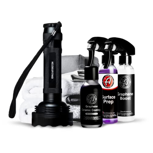 Adam's Polishes UV Graphene Ceramic Coating - 10H Ceramic Coating for Cars W/UV Glow Technology | 7+ Years of Protection | Apply After Car Wash Clay Bar Car Buffer Polisher | Boat RV Motorcycle - size: UV Complete Kit
