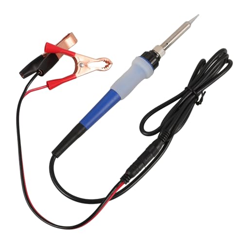 Electric Soldering Iron Kit with Clips Durable High-efficiency Welding Tool for Automotive and Outdoor Use Cord for Diy Projects and Repairs