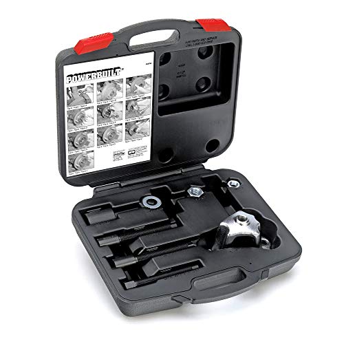 Powerbuilt Front Hub Remover and Installer Kit, Ford and Mercury, Remove Hubs and Axle Shafts, Install Tube and Tools Set, Storage Case - 648742 - style: Ford and Mercury