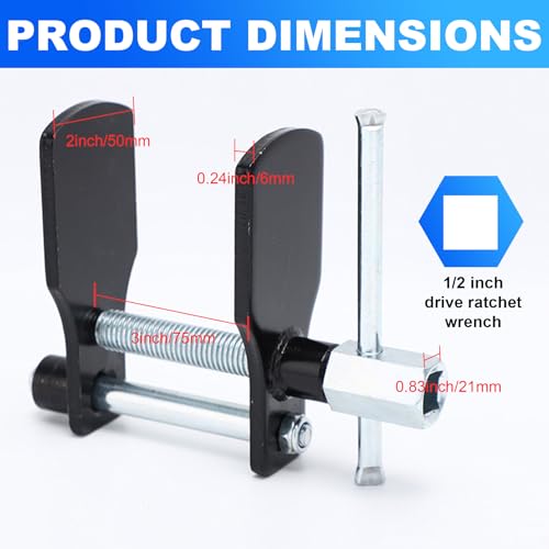 Disc Brake Piston Pad Spreader,Brake Caliper Compression Tool,Disc Brake Pad Installation Spreader for Brake Piston,Caliper Piston Spreader Tool Fits Car Truck SUV - size: Duck Feet Style