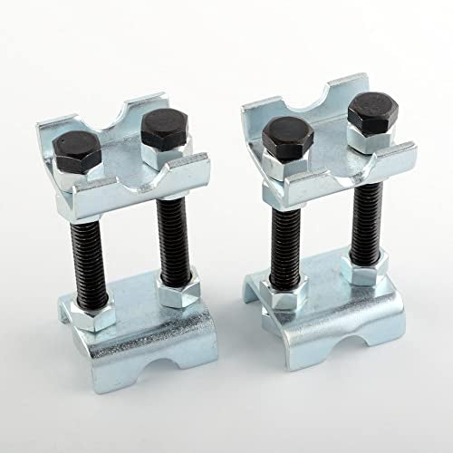 ATE Pro. USA - 4 Pc Coil Spring Compressor Tool, 2 Way Adjustable Coil Spring Spacer, Mini Coil Spring Compressor, Carbon Steel Shocks Adjuster Tool for Car
