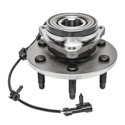 Detroit Axle - 4WD 2 Front Wheel Bearing Hubs for 1999-2006 Chevrolet Silverado 1500 GMC Sierra 1500 Avalanche Yukon XL Suburban 1500 Tahoe Cadillac Escalade EXT ESV, Wheel Hub and Bearings Assembly - style: 2W2800204/Pair