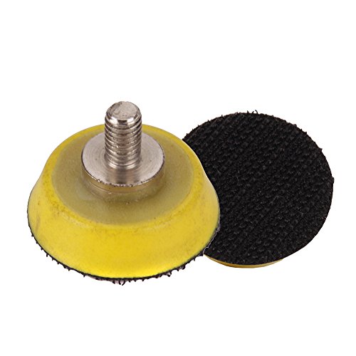 Ouya 10PCS 5/16-24 Thread 1.5" Velcro Backing Pad Hook and Loop Plate for Air Sander and Dual Action Car Polisher - color: 5/16"-24 thread, size: 1.5 Inch Plate