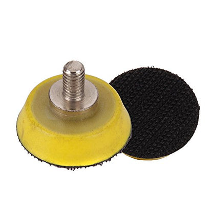 Ouya 10PCS 5/16-24 Thread 1.5" Velcro Backing Pad Hook and Loop Plate for Air Sander and Dual Action Car Polisher - color: 5/16"-24 thread, size: 1.5 Inch Plate