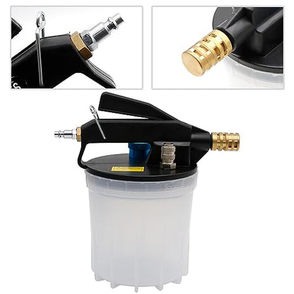 Saihisday 2L Brake Bleeder Vacuum Pump Kit，Long Silicone Hose Brake Bleeder Vacuum Brake Bleeder Brake Bleeder Tool with 40Inch Long Silicon Hose for Automotive Bleeding