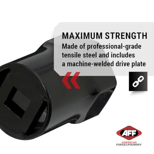 AFF 3/4" Drive Wheel Bearing Locknut Socket (Available in 6 or 8 Points & Multiple Sizes) - size: 2-5/8", style: 6 Point