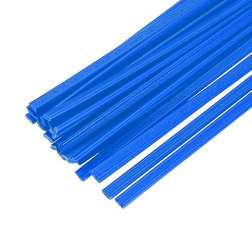 MECCANIXITY 20pcs 10 Inch Plastic Welding Rods PE Welding Strips Welder Rods for Plastic Welder, Car Bumper, Kayak Repair, Blue - color: Blue, size: 10 Inch
