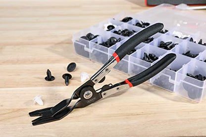 ARES 71134 - Clip Removal Plier - Easily Removes Trim and Upholstery Clips and Fasteners - Prevents Damage to Trim and Fasteners - size: Clip Removal Plier