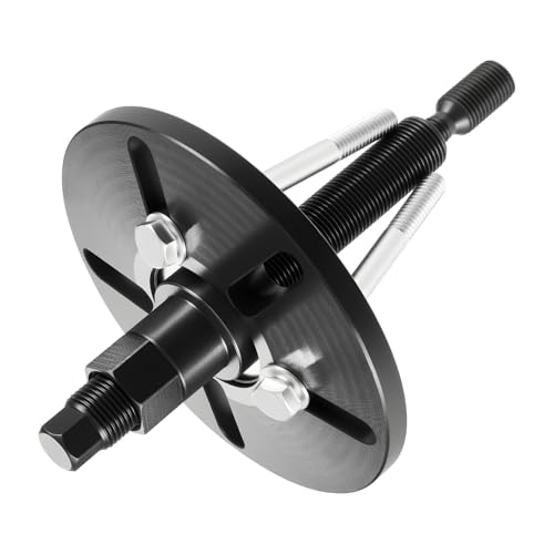 VEVOR Harmonic Balancer Puller Removal & Install Tool Kit, All-Steel Harmonic Balancer Installer Set Tool Kit for Removing and Installing of Balancers, Flywheels, Crankshaft Pulleys, Steering Wheels - color: harmonic balancer puller installer set