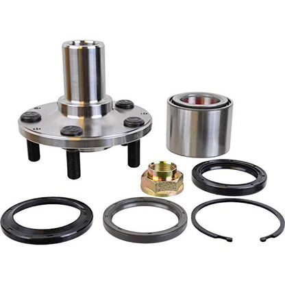 SKF Rear Wheel Hub Bearing Seal Press Spindle Knuckle Snap-Ring Rebuild Kit AWD BR930577K Aftermarket Part Compatible with Subaru 1992-2008