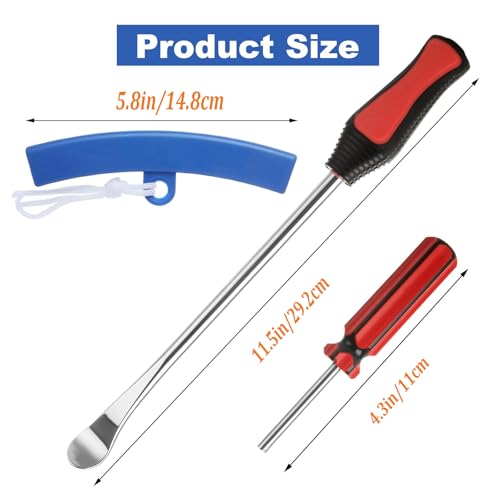 11.5" Dirt Bike Tire Changing Tool Kit, Motorcycle Tire Removal Tool with Tire Spoons, Rim Protector and Valve Tool Set