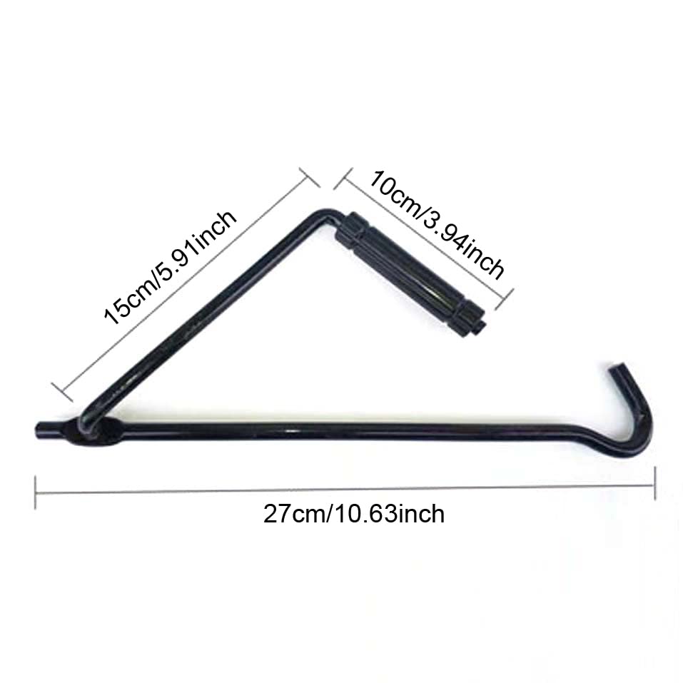 2 Pack Scissor Car Jack Handle Replacement Labor-Saving Folding Lug Wrench Scissor Lift Jack Crank Handle for Tire Changing Kit Car Scissor Jack Sedan SUV Automatic Vehicle Emergency Kit