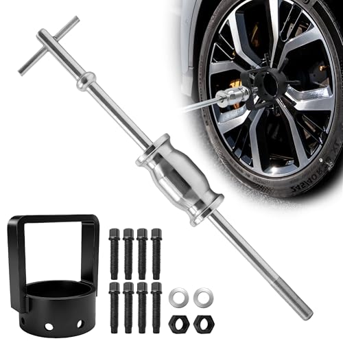 3.75" CV Axle Removal Tool Kit, Heavy-Duty CV Axle Puller with Slide Hammer, Reinforced Axle Shaft & CV Joint Puller for Cars, Trucks, ATV & UTV, Easy Driveshaft Removal