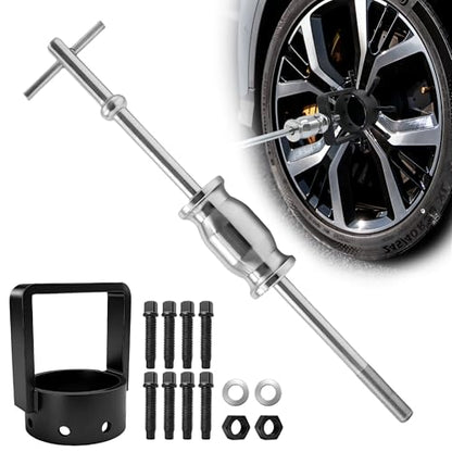 3.75" CV Axle Removal Tool Kit, Heavy-Duty CV Axle Puller with Slide Hammer, Reinforced Axle Shaft & CV Joint Puller for Cars, Trucks, ATV & UTV, Easy Driveshaft Removal