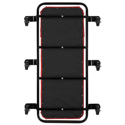AFF Ultra Low Profile Mechanic Creeper - Heavy Duty 40" Creeper with 1.5" Ground Clearance - 1.57" Thick Vinyl Upholstery & 6 Oil-Resistant Swivel Casters - for Garage & Shop Use