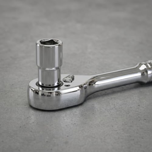 Luxshiny Shock Absorber Socket Tool 3/8 Drive Automotive Suspension Repair Socket Wrench for Shock Absorber Nut Removal and Replacement Robust Metal Construction