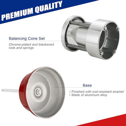 NYXOVA Portable Bubble Wheel Balancer, Heavy Duty Wheel Balancer with Bubble Level, Tire Balancing for Cars & Trucks, Rim Tire Balancer Machine for Car Light Truck Repair