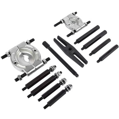 Handor 12pcs Bearing Puller Set, Wheel Hub Axle Puller Set, 5 Ton Capacity Bearing Separator Kit with 2" and 3" Jaws, Gear Puller, Storage Case Included