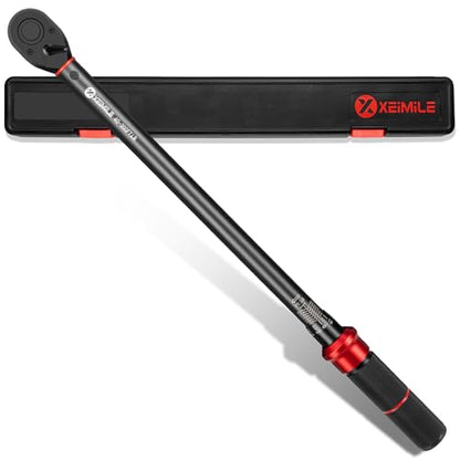 1/2-Inch Drive Click Torque Wrench-40-300 FT.LB for Car Moto Truck | Dual-Direction Adjustable 72 Tooth Torque Wrench(54.2-406.5 Nm), Dual Range Scales, High 3% Precision for RV Farmer off‑road - style: 1/2"DR.40-300 FT-LB