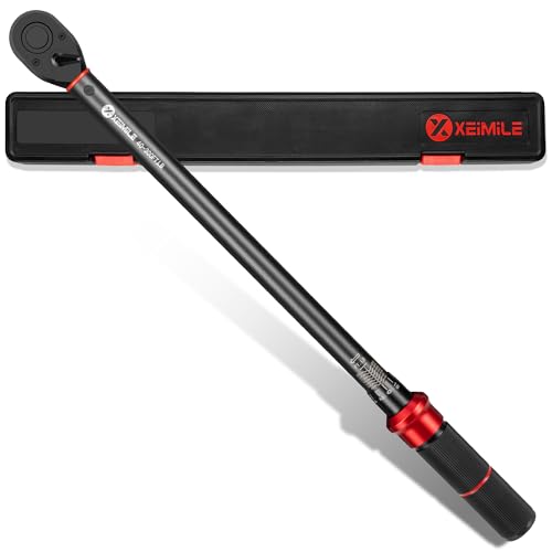 1/2-Inch Drive Click Torque Wrench-40-300 FT.LB for Car Moto Truck | Dual-Direction Adjustable 72 Tooth Torque Wrench(54.2-406.5 Nm), Dual Range Scales, High 3% Precision for RV Farmer off‑road - style: 1/2"DR.40-300 FT-LB