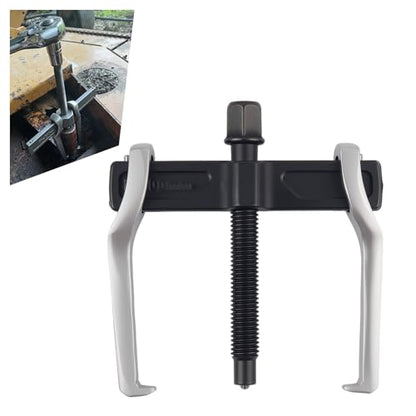 4" 2 Jaw Car Bearing Puller with Adjustable Design,Non-Slip Car Gear Puller Inside and Outside 2 Ways to Use for Detaching Cars Bearings,Sturdy Cars 2 Jaw Pullers