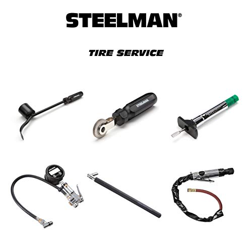 Steelman Color Coded Tread Depth Gauge, Quickly Identifies Amount of Tread on Tires, Reads in MM and 32nds - style: Standard