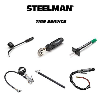Steelman Valve Stem Puller and Installer Tire Maintenance Tool, Threaded Head, Pivoting Head, Nylon-Coated Steel 11-inch Handle - style: Nylon Housing