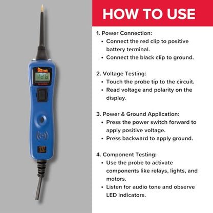 Power Probe 3 Circuit Tester, Supplies Power & Ground (PP3CSBLU) - color: Blue - Limited Edition