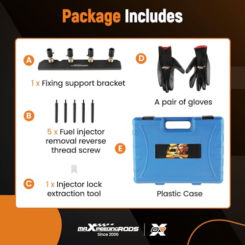 maXpeedingrods Fuel Injector Removal Install Tool Kit, Fuel Injector Puller Set Compatible with BMW B36 B38 B48 B58 A12 A15 Engines, Replace 2358417 2358022