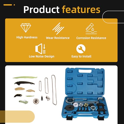 Timing Chain Kit with Timing Tool,For EA888 Gen 3 1.8/2.0L TFSI TSI | For Audi A1/A3/A4/A5/A6/A7/Q5/TT 2014+,For Volkswagen for Vw Jetta/Passat/Golf/Beetle/Polo 2014+, 06K115225L 06H105209AT