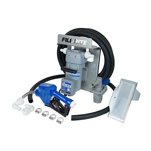Fill-Rite DF012CAN520-RP 12V 8 GPM Diesel Exhaust Fluid (DEF) Transfer Pump w/Tote Mount Package, Automatic Nozzle, & RPV Dispense Coupler - style: 12V Tote Mount w/RPV