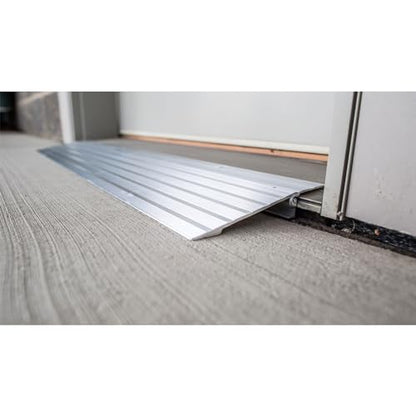 EZ-ACCESS - Threshold Ramps for Doorways - Portable Wheelchair Ramp for Home Steps, Aluminum Door Threshold Sliding Doors, Walker & Wheelchair Access - Adjustable Modular Transitions, 2" Rise - size: 2 Inch