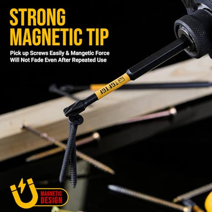 TGFTGF 10-Piece #2 Phillips Bits, 4 Inch S2 Alloy Steel Phillips Impact Driver Bits, Magnetic CNC Machined Tips PH2 Bits, Long-Lasting Torque Transfer Driver Bit Set With Storage Box, Automotive Home