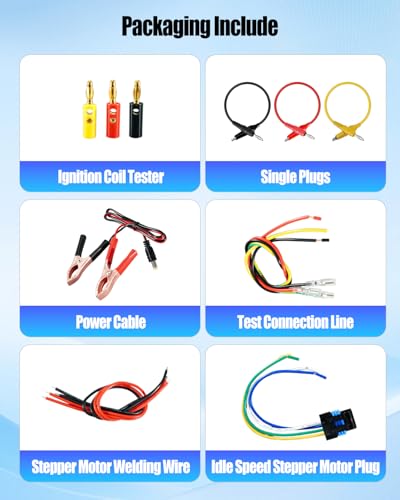 QDB-5A Ignition Coil Tester, Automobile Actuator Drive Detector for Ignition Coils Injectors Solenoid Valves, Drive Fault Tester