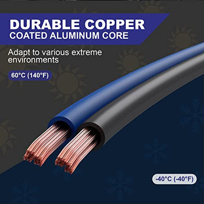 EXTRESPO Heavy Duty Jumper Cables - 4 Gauge 20 Feet 600Amp Automotive Booster Cables for Car Battery, for Car, SUV and Trucks, Jumper Cables Kit with Carry Bag, Gloves, Brushes (4 Gauge 20 FT)… - size: 4 GAUGE 20 FT