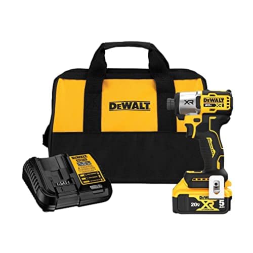 DEWALT 20V MAX Impact Driver, Cordless, 3-Speed, Battery and Charger Included (DCF845P1) - style: 20V MAX Impact Driver Kit