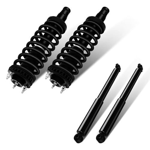 SCITOO Front Complete Struts Rear Shock Absorbers for Chevy Trailblazer EXT | Full Set Front Rear Complete Struts Fit for Buick Rainier,for GMC Envoy XL 343395 - Set of 4 - style: 2*Front Complete Strut+2*Rear Shock Absorbers