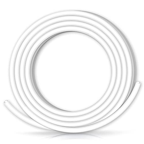 XHF UL Listed 1/8 Inch 3:1 Waterproof White Heat Shrink Tubing 20 Ft Marine Grade Wire Cable Adhesive Lined Tube Insulation Seal Against Moisture Corrosion and Air Leakage - color: White, size: (3.2mm(1/8"))-20ft