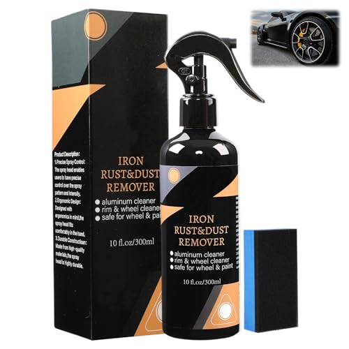 Rim & Wheel Cleaner Spray, Iron Rust & DUST Remover, Purple Color Changing Iron Remover, Rust for Most Wheel