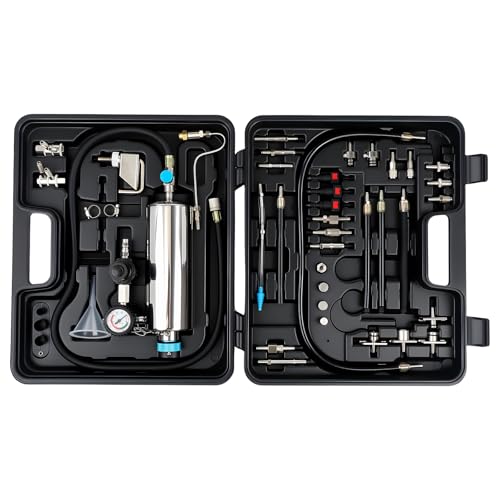 Fuel Injector Cleaner Kit – 1000ML Non-Dismantle Fuel System Cleaner & Tester, 150PSI Pressure – for Intake Valve, Throttle Body, Manifold, and Catalytic Converter Cleaning