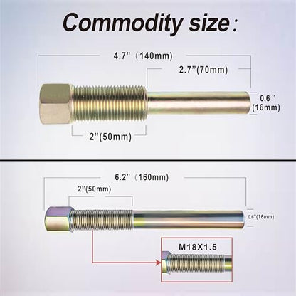 Hardened Primary & Secondary Clutch Puller Tool Kit, 13 Models | And Sizes of Clutch Puller Tools. Suitable for,Golf Carts,Arctic Cat， Kawasaki, Polaris Motorcycle